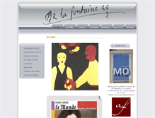 Tablet Screenshot of lafontaine.net