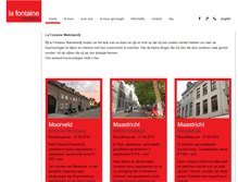Tablet Screenshot of lafontaine.nl